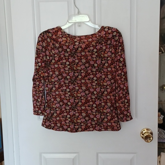 Sigrid Olsen Knit V-neck Top - Picture 4 of 4